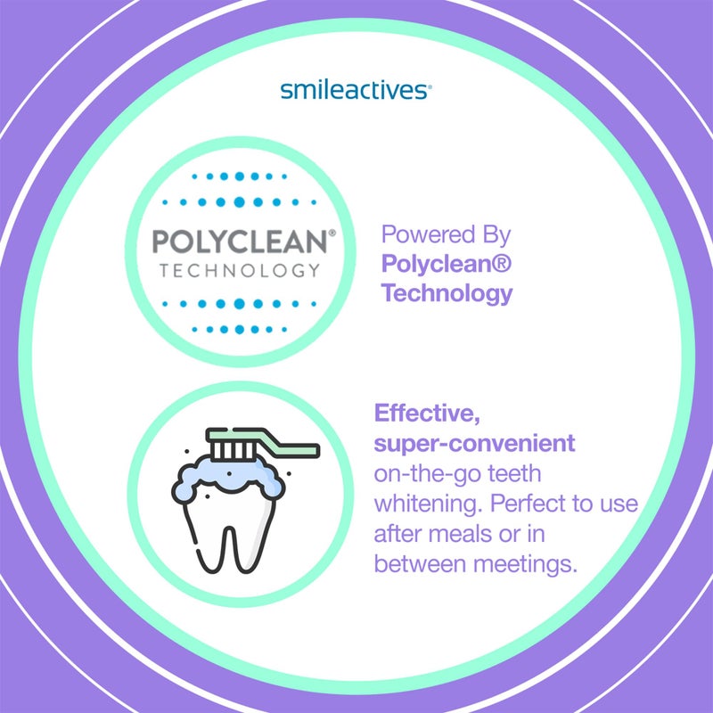 Smileactives Teeth Whitening Pen for White Smile, Fast Tooth Whitener and Stain Remover with Precision Brush Tip, Dental Quality Whitening Gel, Travel Pen, Easy to Use, Vanilla Mint Flavor, 3 Pack - Image 5